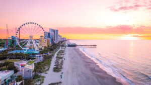 aerial view of Myrtle Beach